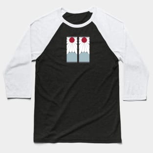 Hanafuda Earrings Baseball T-Shirt